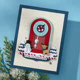 Spellbinders Etched Dies, Cuckoo Cottage Collection, Chiming Christmas (S4-1464)