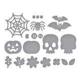 Spellbinders, Autumn & Halloween Embellishments Etched Dies from the 3D Felt Décor Collection by Sandi MacIver (S4-1490)