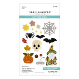 Spellbinders, Autumn & Halloween Embellishments Etched Dies from the 3D Felt Décor Collection by Sandi MacIver (S4-1490)