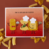 Spellbinders Etched Dies, Buon Appetito, Pasta Friends (S4-1494)