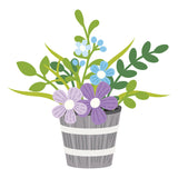 Spellbinders, Etched Dies By Lisa Horton, Garden Planter (S4-1515)