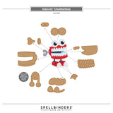 Spellbinders Etched Dies, Aged to Perfection, Dancin' Chatterbox (S4-1518)