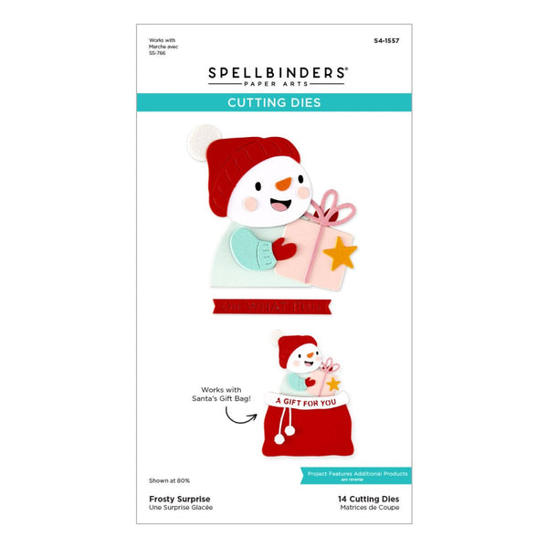Spellbinders, Oh What Fun! Frosty Surprise Etched Dies (S4-1557)