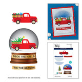 Spellbinders, Etched Dies by Simon Hurley, Holiday Truck Scene (S4-1576)