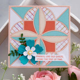Spellbinders Etched Dies By Becca Feeken, Patchwork Petals (S5-537)