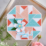 Spellbinders Etched Dies By Becca Feeken, Layered Windmill (S5-545)