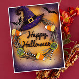 Spellbinders, Etched Dies By Suzanne Hue, Halloween Wreath Add-Ons (S5-601)