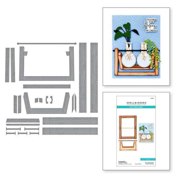 Spellbinders Etched Dies By Annie Williams, Propagation Garden Frames (S5-622)