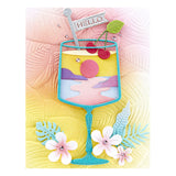 Spellbinders Etched Dies From Happy Hour, Sunset In A Glass (S5-627)