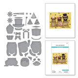 Spellbinders Etched Dies By Bibi Cameron, Party Puggles (S5-632)