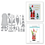 Spellbinders Etched Dies From Home For The Holidays, St. Nick (S5-642)