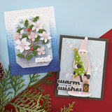Spellbinders Etched Dies From Home For The Holidays, Starshine Background (S5-645)