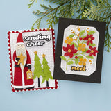Spellbinders Etched Dies From Home For The Holidays, Starshine Background (S5-645)