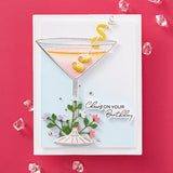 Spellbinders Etched Dies From Happy Hour, Tropical Flair (S4-1336)