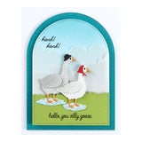 Spellbinders Etched Dies from On the Farm, Perfect Touch Arches and Tag (S5-649)