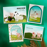 Spellbinders Etched Dies from On the Farm, Perfect Touch Arches and Tag (S5-649)