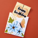 Spellbinders Etched Dies By Wendy Vecchi, Pinking Birthday Rectangles (S5-656)