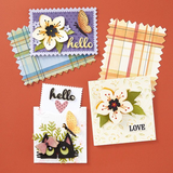 Spellbinders Etched Dies By Wendy Vecchi, Pinking Birthday Rectangles (S5-656)