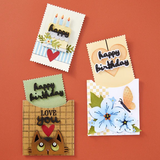 Spellbinders Etched Dies By Wendy Vecchi, Pinking Birthday Rectangles (S5-656)
