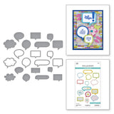 Spellbinders, Etched Dies Just Sayin' by Kelly Bangs, Speech Bubbles (S5-664)