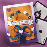 Spellbinders Etched Dies By Jaycee Gaspar, Wild Joker (S5-686)