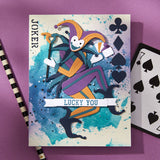 Spellbinders Etched Dies By Jaycee Gaspar, Wild Joker (S5-686)