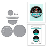Spellbinders, Etched Dies from Classic Road Legends, Speedometer (S5-689)