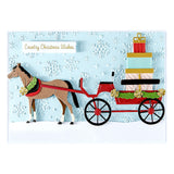 Spellbinders Etched Dies By Annie Williams, Christmas Horse-Drawn Wagon (S5-694)