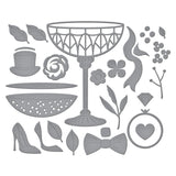 Spellbinders, Etched Dies From the Happier Hour Collection, A Special Toast (S5-720) - Scrapbooking Fairies