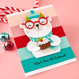 Spellbinders, Etched Dies From The Spectacular Christmas, Spectacular Bear (S5-722)