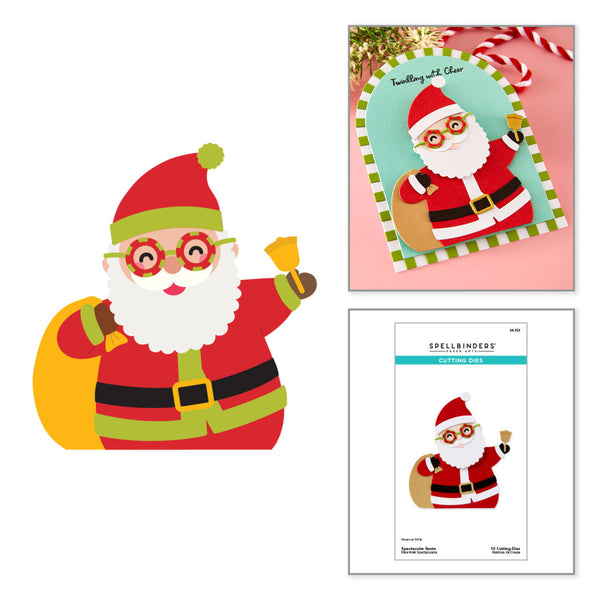 Spellbinders, Etched Dies From The Spectacular Christmas, Spectacular Santa (S5-723)