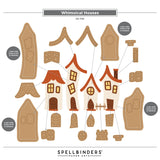 Spellbinders, Etched Dies by Vicky Papaioannou, Whimsical Houses (S5-746)