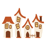 Spellbinders, Etched Dies by Vicky Papaioannou, Whimsical Houses (S5-746)