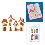 Spellbinders, Etched Dies by Vicky Papaioannou, Whimsical Houses (S5-746)