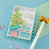 Spellbinders, Etched Dies By Lisa Horton, Open Lace Frame and Landscapes (S5-748)