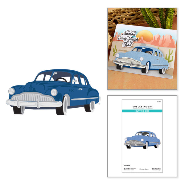 Spellbinders, Etched Dies by Mindy Eggen, Sedan Street Cruiser (S5-758)