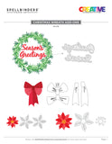 Spellbinders Etched Dies By Suzanne Hue, Christmas Wreath Add-Ons (S6-219)