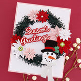 Spellbinders Etched Dies By Suzanne Hue, Christmas Wreath Add-Ons (S6-219)