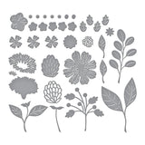 Spellbinders, Etched Dies Vivid Expressions Collection, Vivid Blooms (S6-250)
