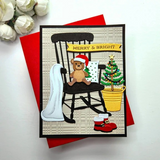 Spellbinders Etched Dies By Annie Williams, Christmas Rocking Chair (S6-258)