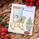 Spellbinders Etched Dies By Annie Williams, Christmas Rocking Chair (S6-258)