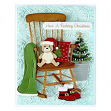 Spellbinders Etched Dies By Annie Williams, Christmas Rocking Chair (S6-258)