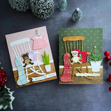 Spellbinders Etched Dies By Annie Williams, Christmas Rocking Chair (S6-258)