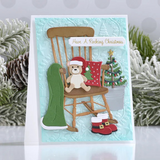 Spellbinders Etched Dies By Annie Williams, Christmas Rocking Chair (S6-258)