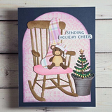 Spellbinders Etched Dies By Annie Williams, Christmas Rocking Chair (S6-258)