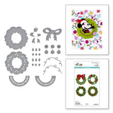 Spellbinders, Etched Dies Classic Mouse Holiday Wreath (S6-265)