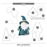 Spellbinders, Fergus Etched Dies from the 3D Felt Décor Collection by Sandi MacIver (S7-278)