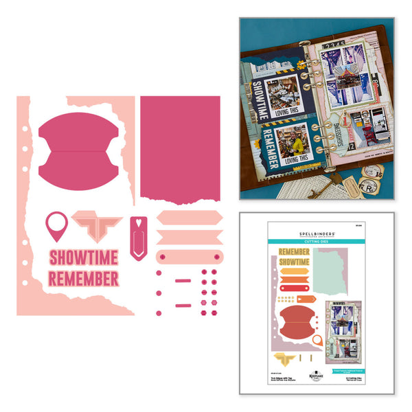 Spellbinders, Torn Edges with Tag Etched Dies by Esther Glas (S7-298)