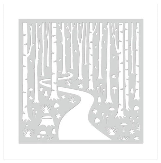 Hero Arts Stencil 6"X6", Into The Woods