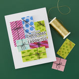 Hero Arts Layering Stencil, Gorgeous Giftwrap, Best Gift Ever (SA312)
